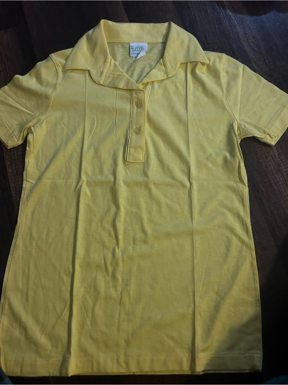 Lilly Pulitzer Men's Yellow Short-Sleeve Polo